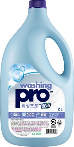 CJ Lion Средство для мытья посуды Washing Pro, флакон 2000 мл