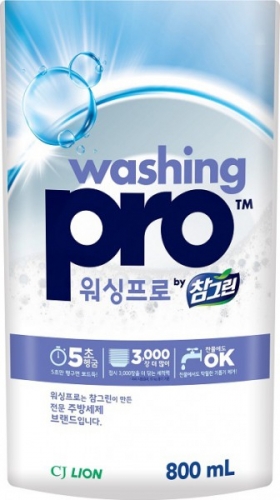 CJ Lion Средство для мытья посуды Washing Pro , запаска 1200 мл