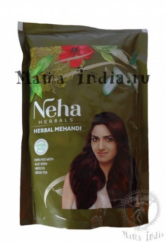 Хна для волос натуральная с травами Neha, 55 г  