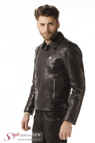 Куртка кожаная ARBEX M146 black