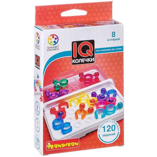 Логическая игра Bondibon IQ-Колечки, арт. SG 477 RU