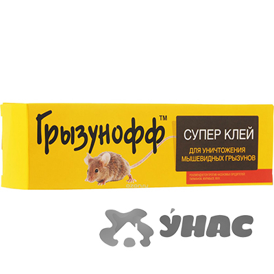 яГрызунофф клей от грызунов и насекомых 135гр (GR15010011/GR10380011/GR10380012) х40