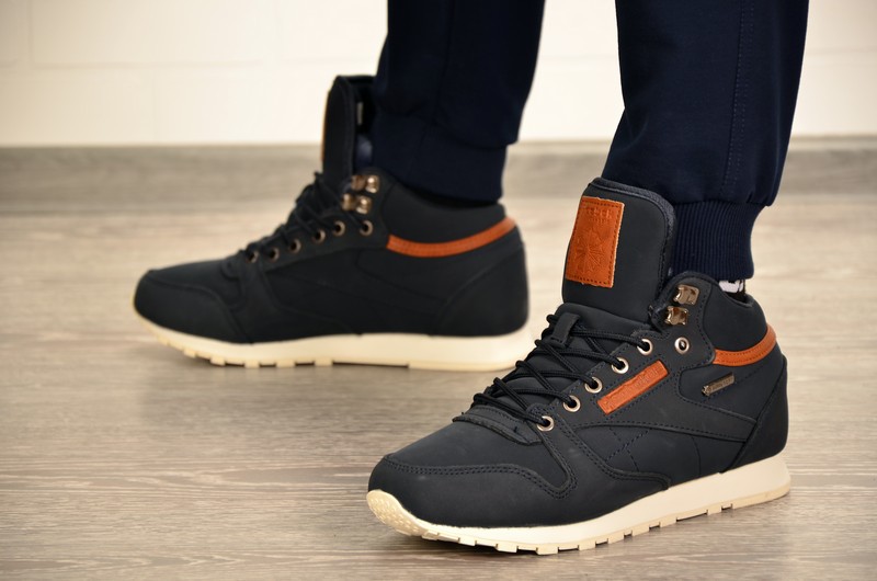 Sport + RBK SA139-51 Кроссовки син-кор нубук, подклад комби мех (нат+иск)