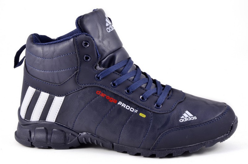 Sport + ADD TA506-9 Кроссовки син-бел кожа+иск нубук, иск мех