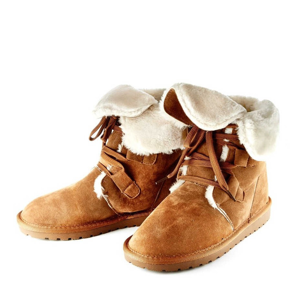 Замшевая зимняя обувь