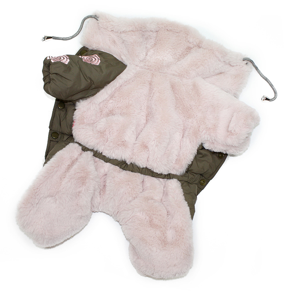 1008 р. 1440 р. 10923 Комбинезон-шуба 'Lim-Fur' кор/роз