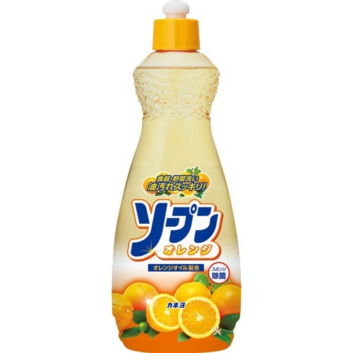 KANEYO Жидкость для мытья посуды «Kaneyo - Сладкий апельсин» дозатор 600 мл