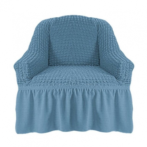 Чехол на кресло, Серо-голубой 215