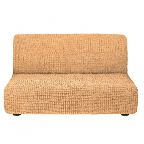Чехол диван без подлокотников евро, Песочный 230