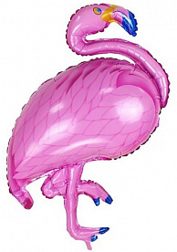 Шар (46''/117 см) Фигура, Фламинго, Розовый, 1 ш
