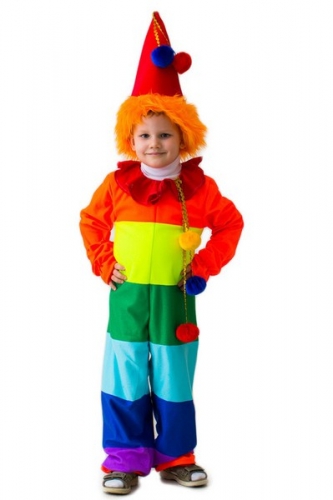 Карнавальный костюм Клоун Радуга
