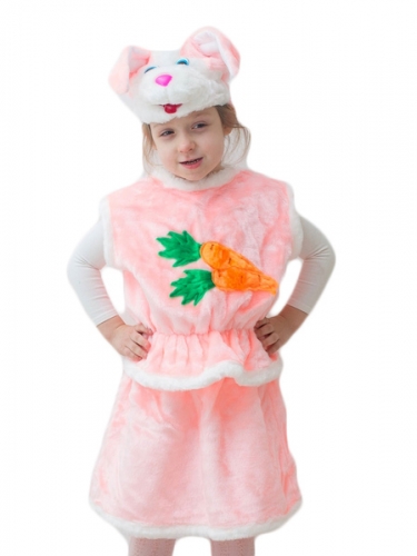 Карнавальный костюм Кролик девочка бол.