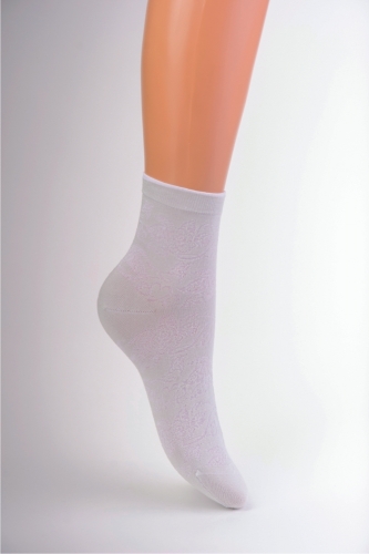 С747 Женские  носки из вискозы с кеттельным швом