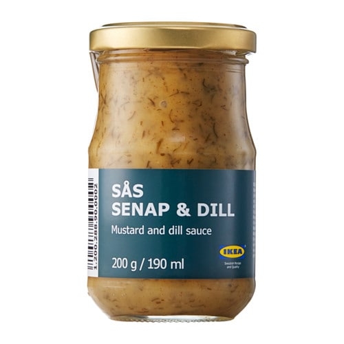 SÅS SENAP & || DILL Соус с горчицей и укропом. ИКЕА