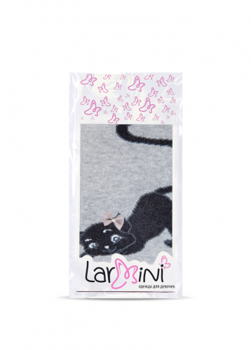 LARMINI Легинсы LR-L-CAT-B-B-S, цвет серый меланж