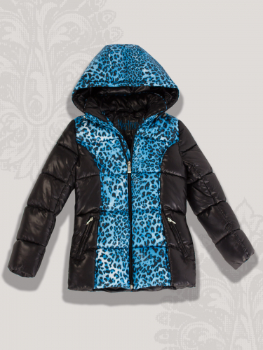 Куртка зимняя для девочки Merlion Рената (черный)