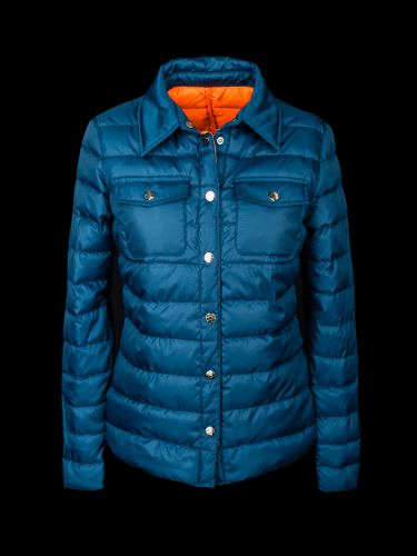 Куртка женская Merlion Lynn (синий/оранжевый)