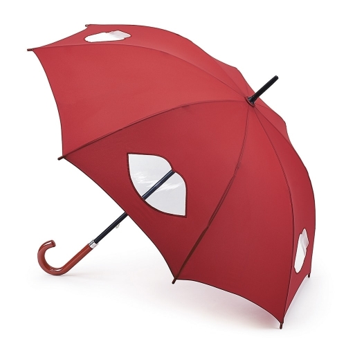 L777-2785 Легкий зонт-трость «Губы», механика, Lulu Guinness, Kensington, Fulton