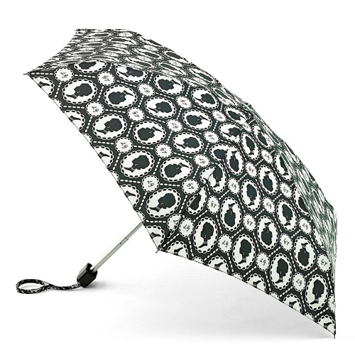 L717-2405 Суперкомпактный «зонт в карман» «Портрет», механика, Lulu Guinness, Tiny, Fulton