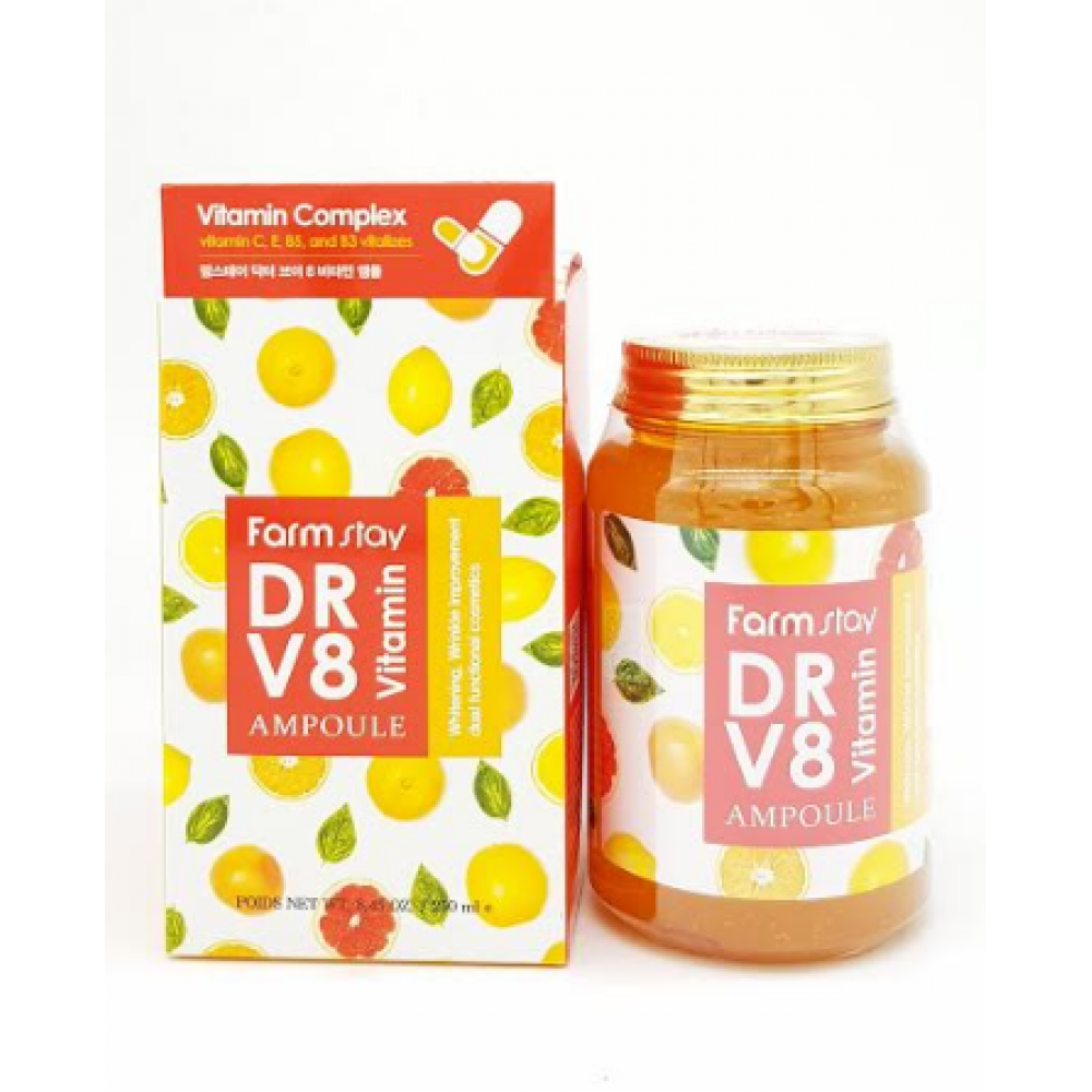 Сыворотка Farmstay Vitamin Ampoule. Сыворотка Dr.v8. Farm stay Dr-v8 Vitamin. Dr v8 сыворотка для лица. Farm stay v8