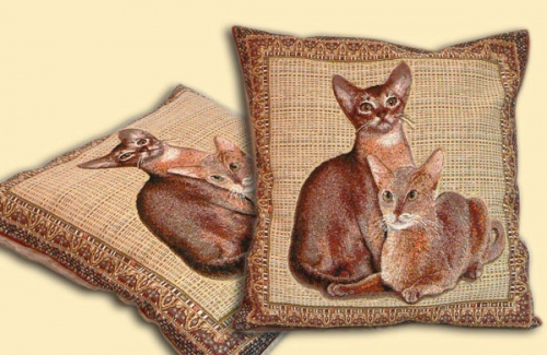 Египетские кошки  - чехол для подушки