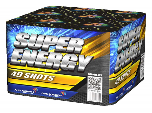 Батарея салютов Супер энергия, 49 залповя