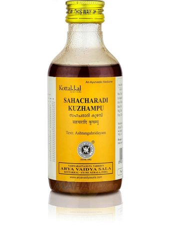 Массажное масло Сахачаради Кужампу, 200 мл, производитель Коттаккал Аюрведа