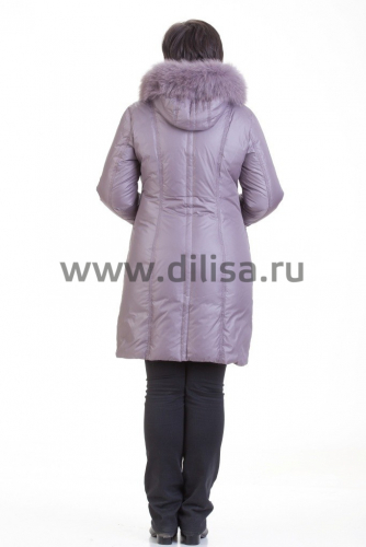 Пальто с мехом Fultani 183_Р (Сирень D138)