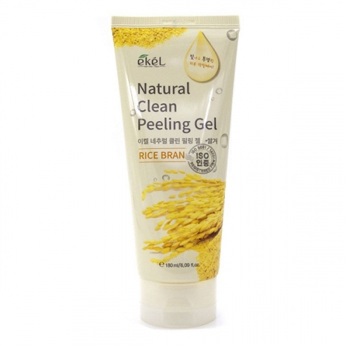 Пилинг с экстрактом коричневого риса Ekel Natural Clean Peeling Gel Rice Bran -180мл