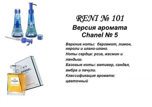 Духи Reni 101 Chanel N5 (Chanel) 100мл