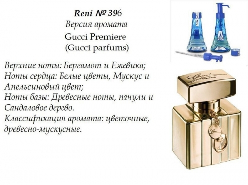 Духи Reni 396 Gucci Premiere (Gucci parfums) 100мл