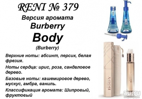 Духи Reni 379 Burberry Body (Burberry Parfums) 100мл