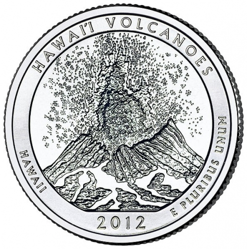 США 2012 25ц Парки 14. Гавайские вулканы