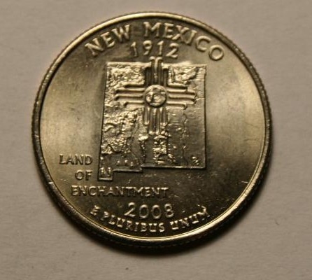 США Штаты 2008 Нью-Мехико