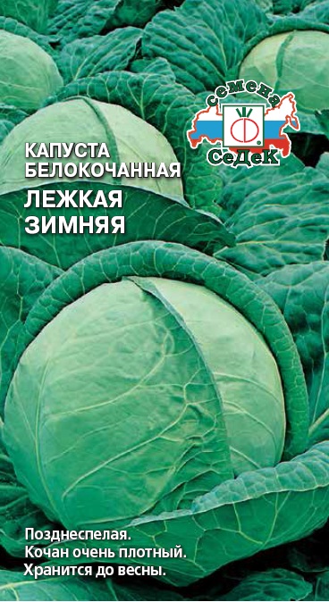 Капуста Лежкая зимняя 0,5 г ц/п Седек (поздняя)