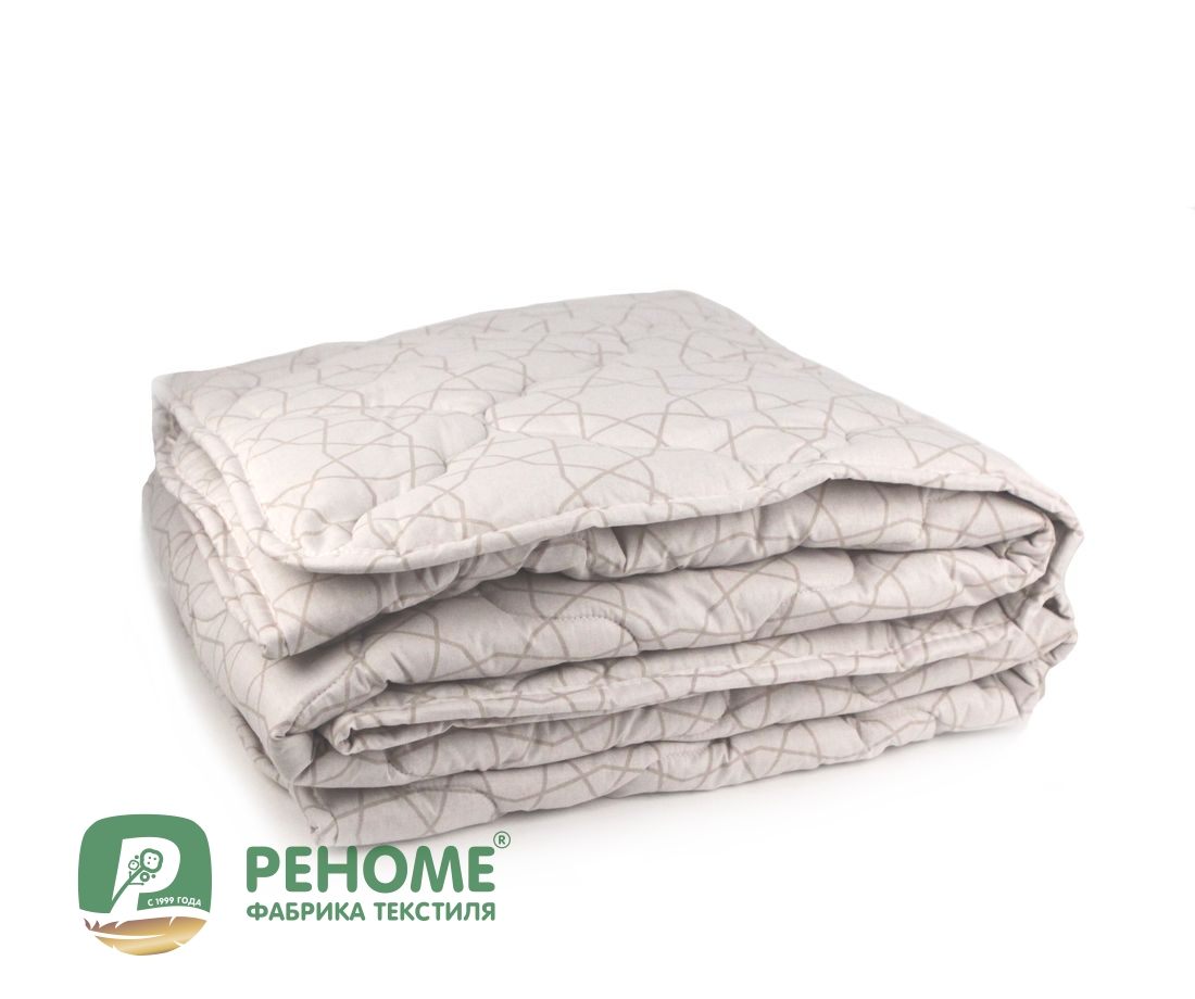 Одеяло лен (300) поплин стеганое Реноме