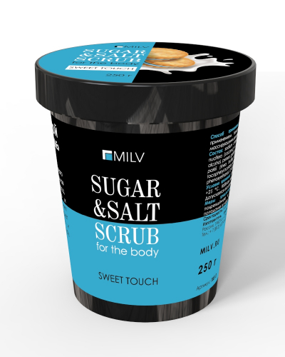 Сахарно-солевой скраб для тела «Печенье». 290 г