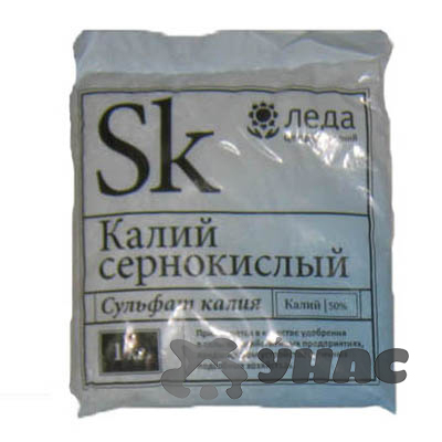 Сульфат калия 1кг (калий сернокислый) Леда х30/900