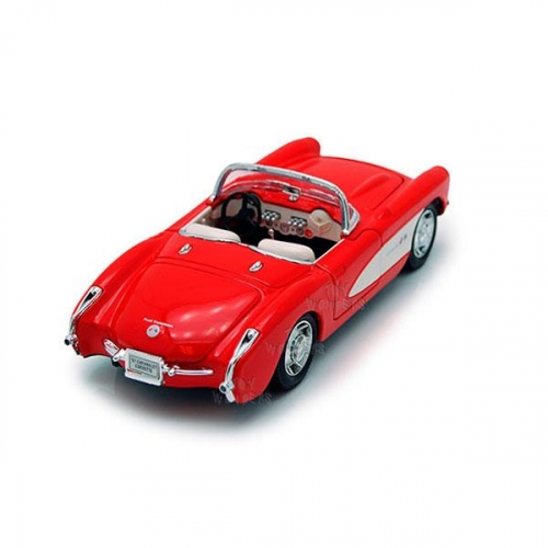 Игрушка модель винтажной машины 1:24 Chevrolet Corvette 1957