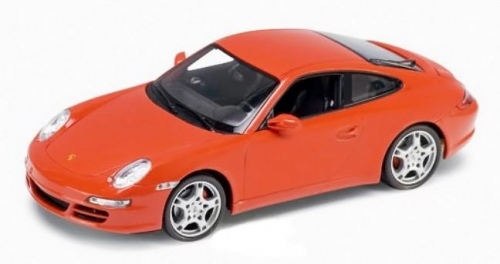 Игрушка модель машины 1:18 Porsche 911 Carrera S (сборка)