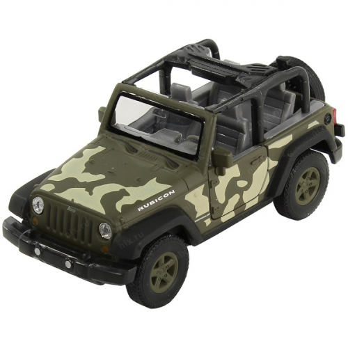 Игрушка модель военной машины 1:34-39 Jeep Wrangler Rubicon
