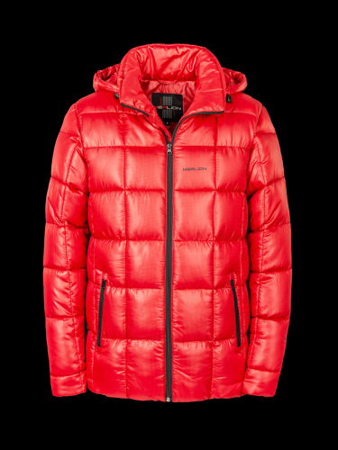 Куртка зимняя мужская Merlion Рауль (красный клетка)