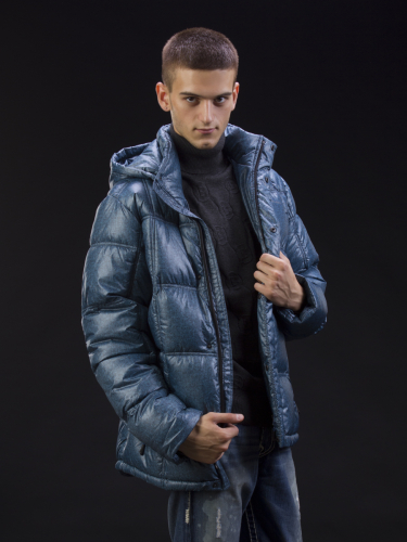 Куртка зимняя мужская Merlion СМ-2 (голубой джинс)