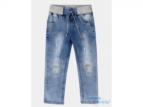 Стильные джинсы для девочек, арт. I34250