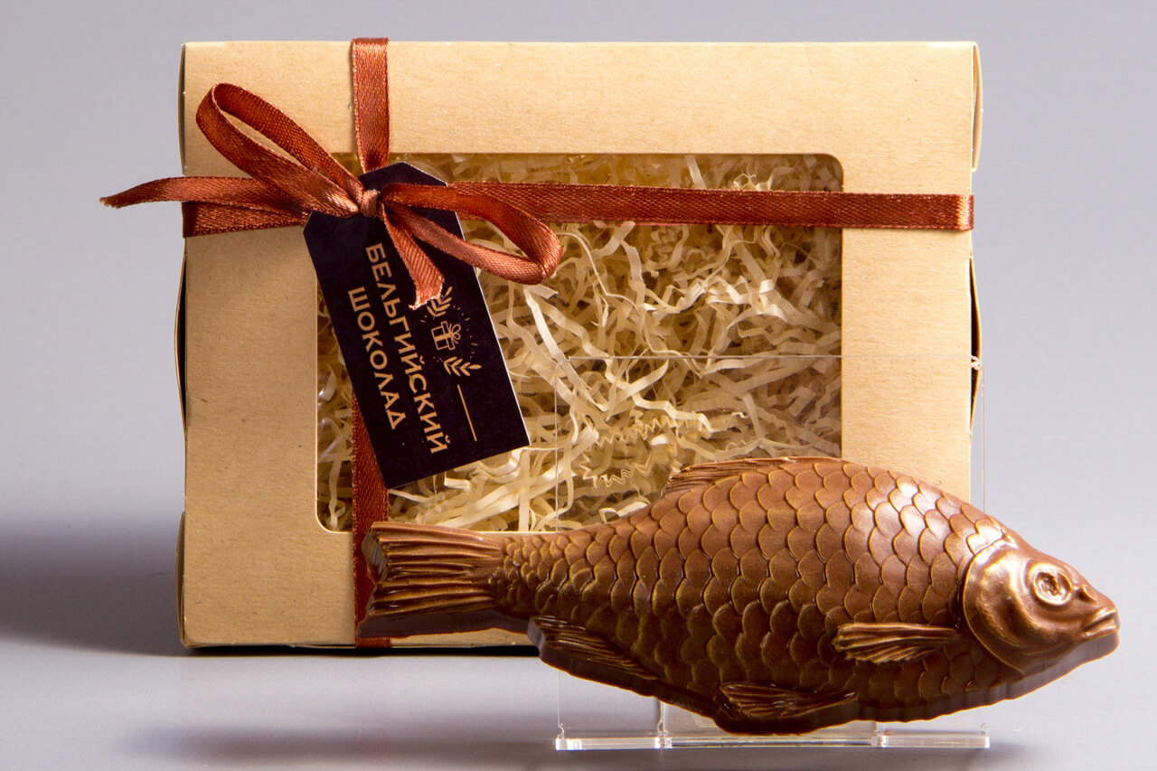 Рыба в подарочной упаковке