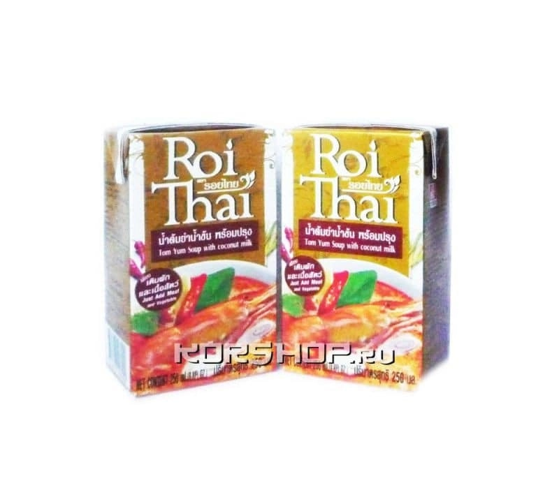 Суп Том Ям с кокосовым молоком Roi Thai 250 мл Акция