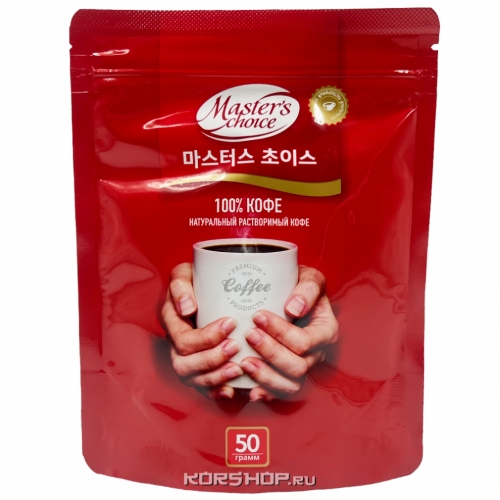 Растворимый кофе Master's Choice, Корея, 50 г. Срок до 01.05.2025.Распродажа