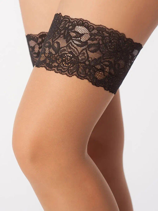 Чулки CAPRICE 20 FASHION XL TEATRO nero-melon