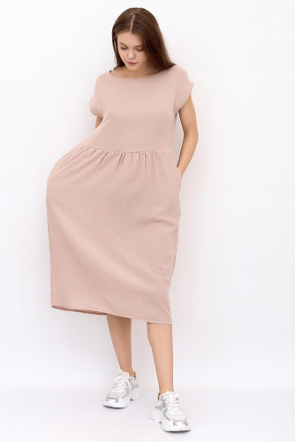 Платье LIKA DRESS #863095Бежевый