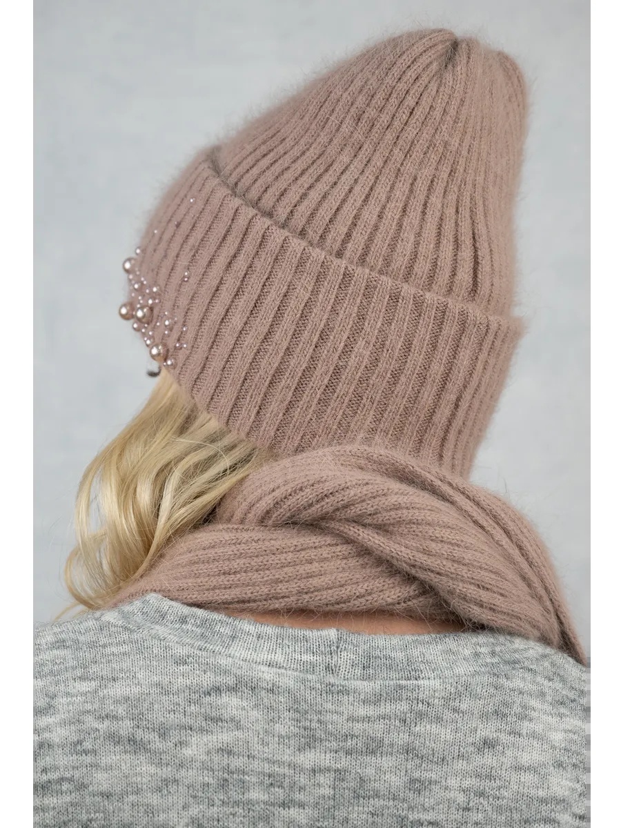 Женский комплект шапка и шарф модель арт. ДВ_S-24027